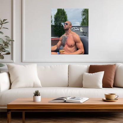 Andrew Tate | Modern Celebrity Poster | Internet Personality Wall Art - Celebrities Poster
