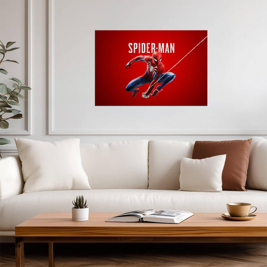 Marvel's Spider-Man Remastered | Video Game Poster | Superhero Gaming Wall Art - Video Games Poster