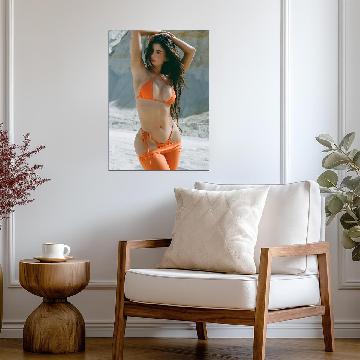 Kylie Jenner Poster | Sexy Model Wall Art - Celebrities Poster