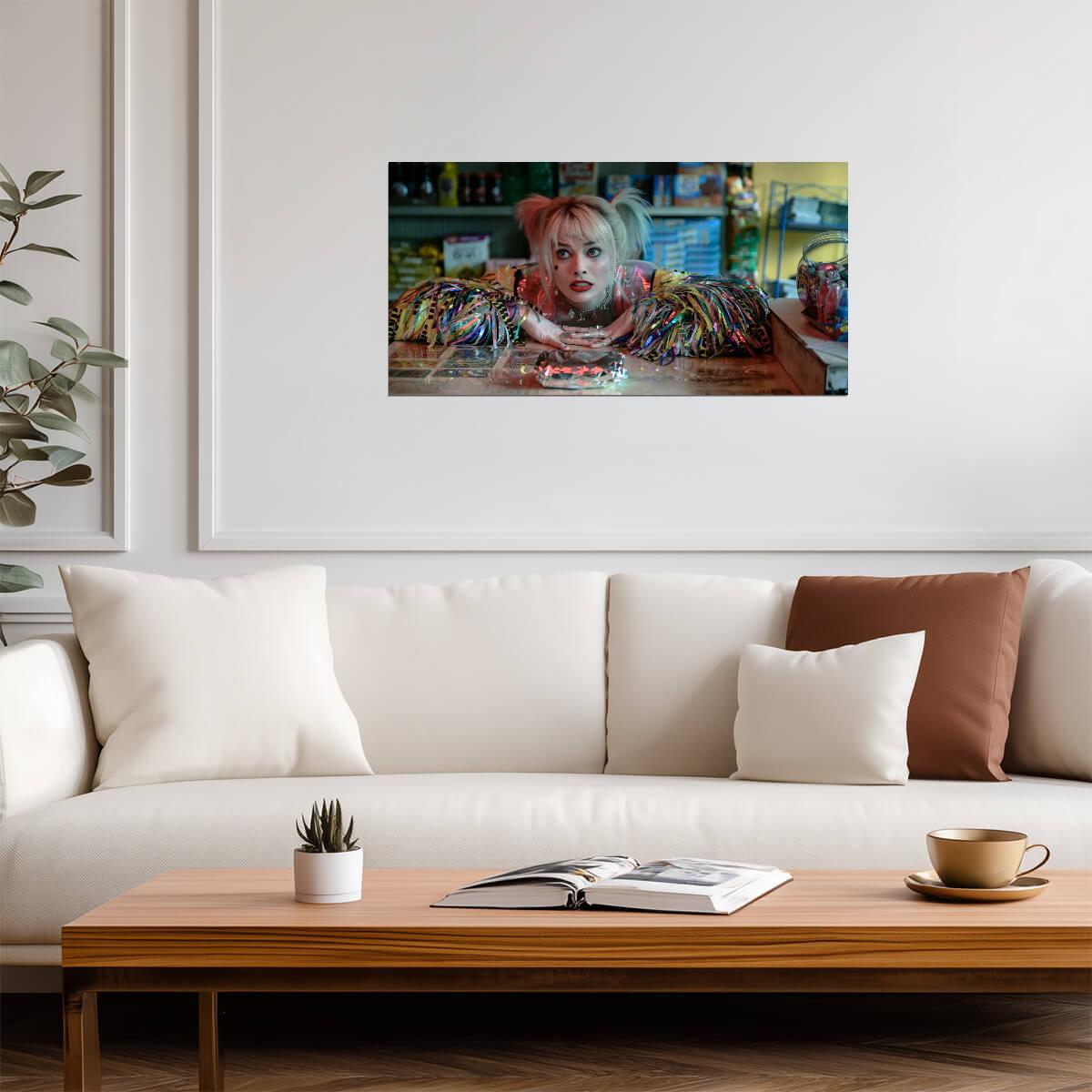 Margot Robbie Harley Quinn Poster | Movie Wall Art - Celebrities Poster