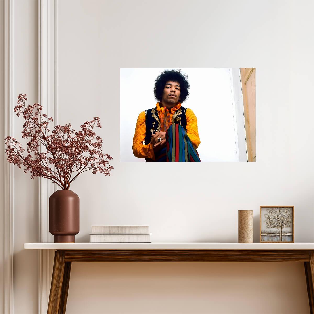 Jimi Hendrix Poster | Vintage Rock Art - Music Poster