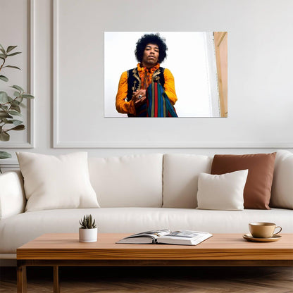 Jimi Hendrix Poster | Vintage Rock Art - Music Poster