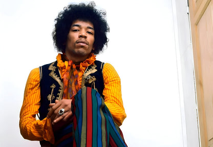 Jimi Hendrix Poster | Vintage Rock Art - Music Poster