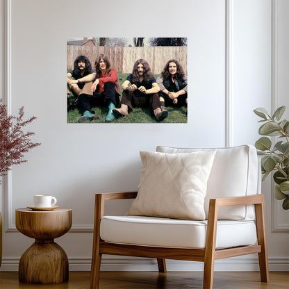 Black Sabbath | Heavy Metal Legends Poster | Rock Band Art - Music Poster