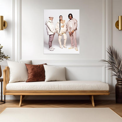 N-Dubz Dappy Tulisa & Fazer | British Hip Hop Group Poster | Modern Music Art - Music Poster