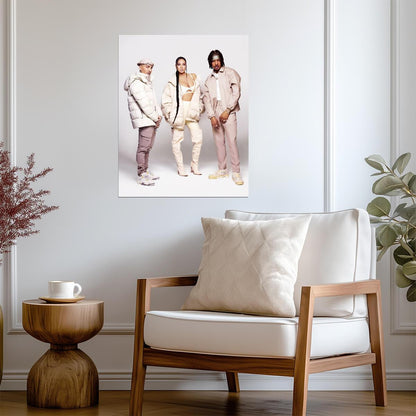 N-Dubz Dappy Tulisa & Fazer | British Hip Hop Group Poster | Modern Music Art - Music Poster