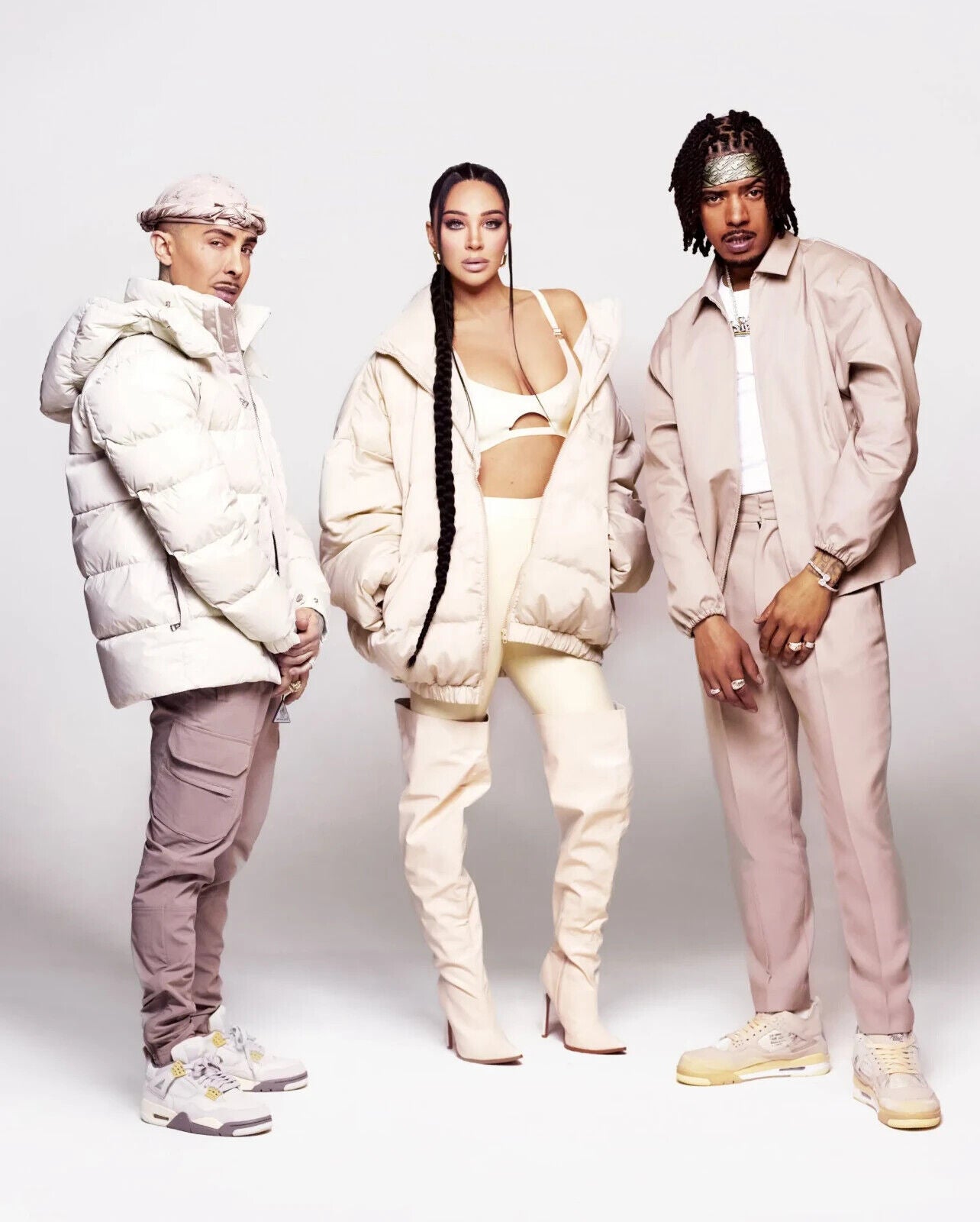 N-Dubz Dappy Tulisa & Fazer | British Hip Hop Group Poster | Modern Music Art - Music Poster