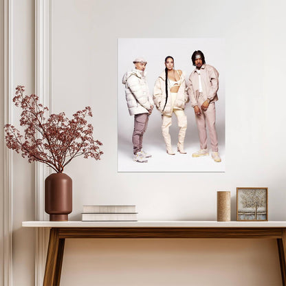 N-Dubz Dappy Tulisa & Fazer | British Hip Hop Group Poster | Modern Music Art - Music Poster