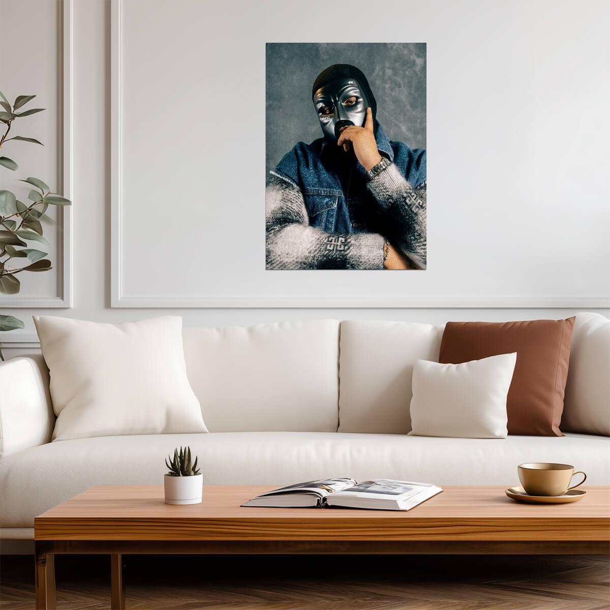 M Huncho Poster | UK Rapper Wall Art - Music Poster