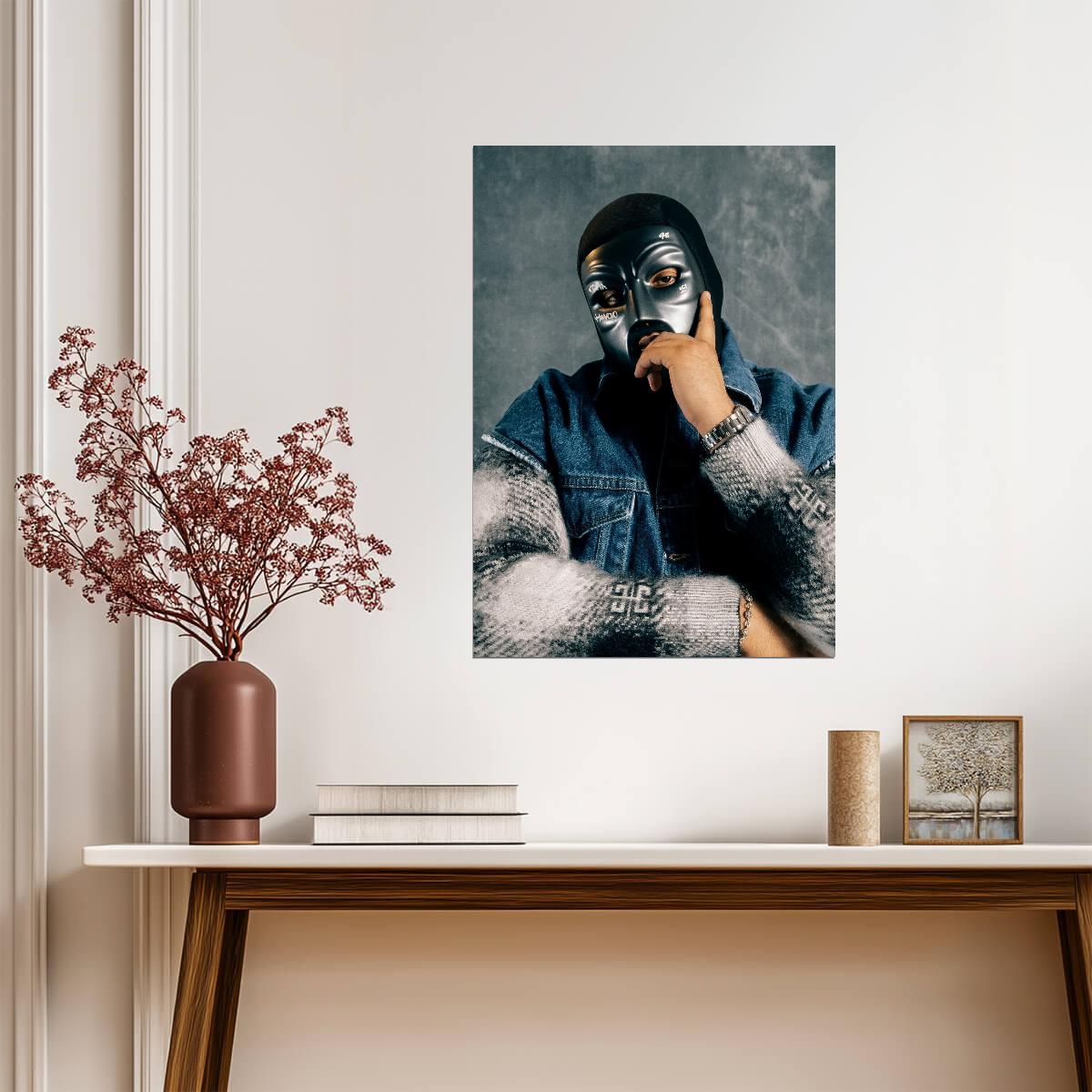 M Huncho Poster | UK Rapper Wall Art - Music Poster