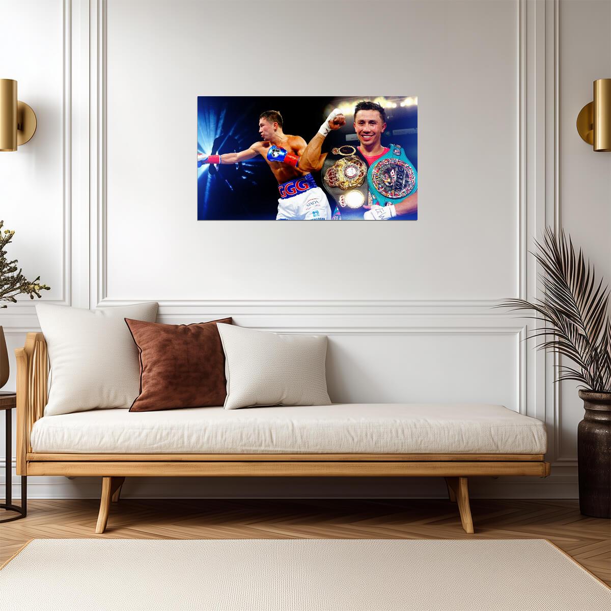 Gennady Golovkin GGG World Champion | Boxing Poster | Sports Legend Art - Sports Poster