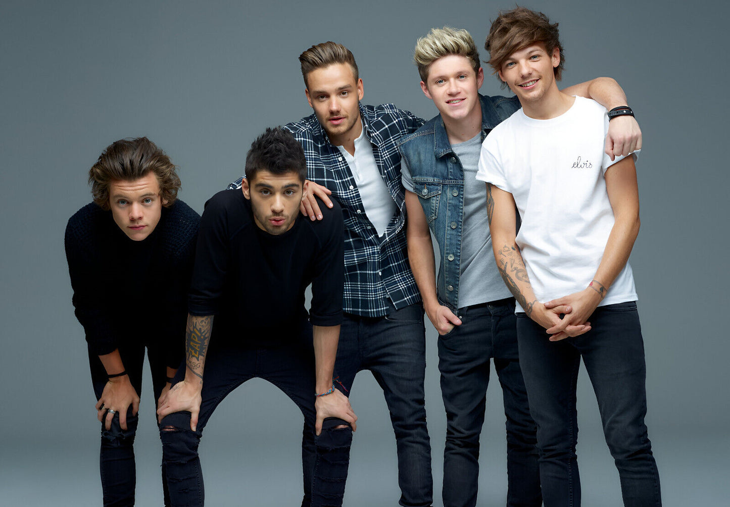 One Direction Group Photoshoot | Pop Music Boy Band Poster | Modern Celebrity Art - Music Poster