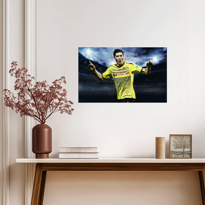 Robert Lewandowski Borussia Dortmund | Soccer Poster | BVB Fan Gift - Sports Poster