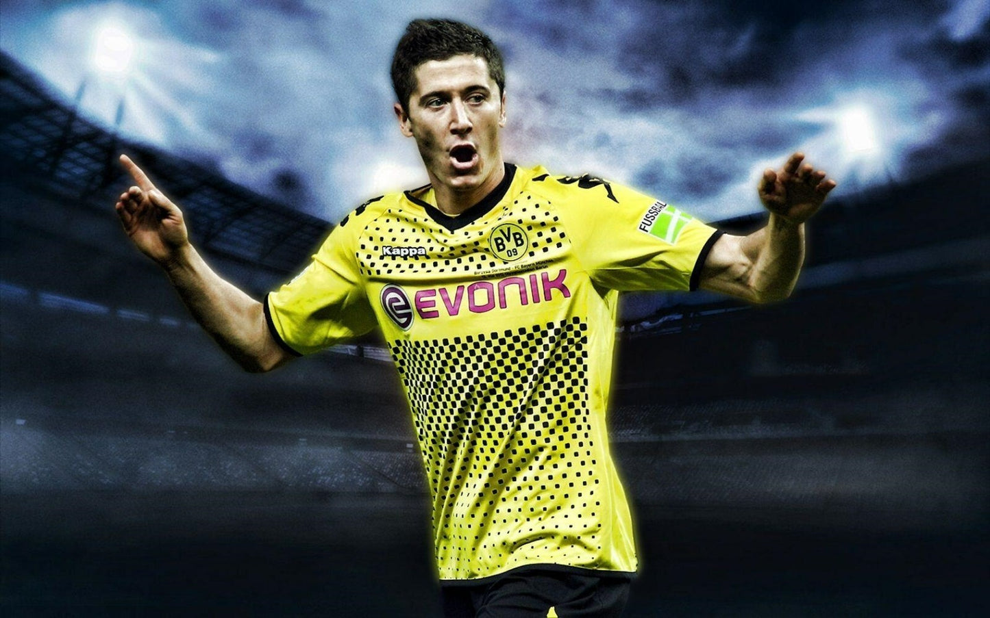 Robert Lewandowski Borussia Dortmund | Soccer Poster | BVB Fan Gift - Sports Poster
