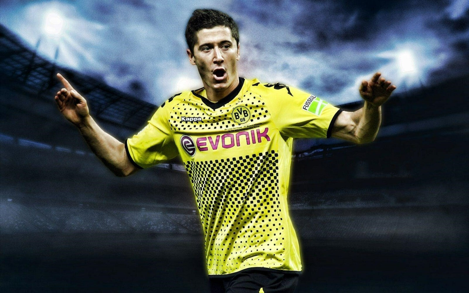 Robert Lewandowski Borussia Dortmund | Soccer Poster | BVB Fan Gift - Sports Poster