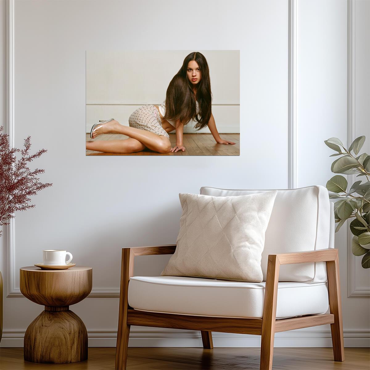 Olivia Rodrigo Stylish Photoshoot | Modern Pop Star Poster | Celebrity Wall Art - Music Poster