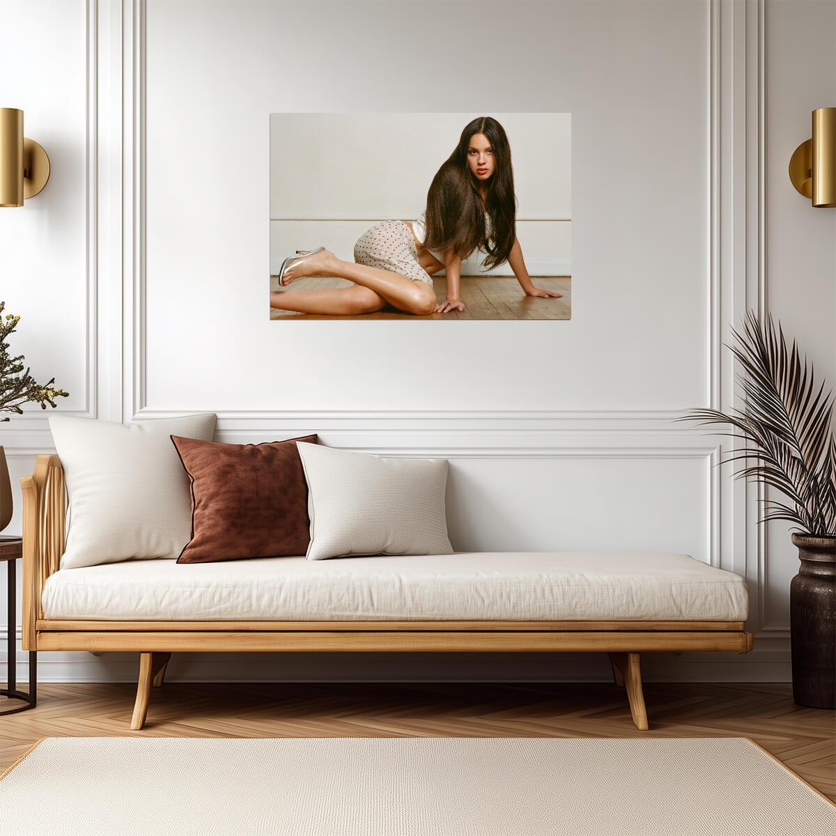 Olivia Rodrigo Stylish Photoshoot | Modern Pop Star Poster | Celebrity Wall Art - Music Poster