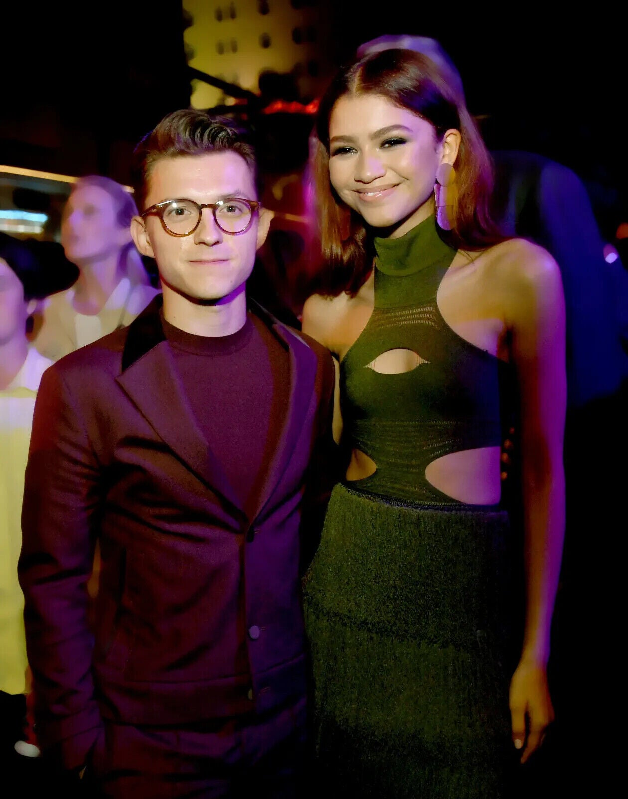 Tom Holland and Zendaya | Red Carpet Poster | Celebrity Couple Wall Art - Celebrities Poster
