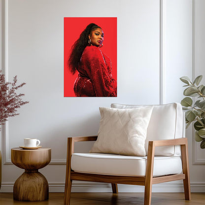 Lizzo Poster | Pop Singer Wall Art - Music Poster