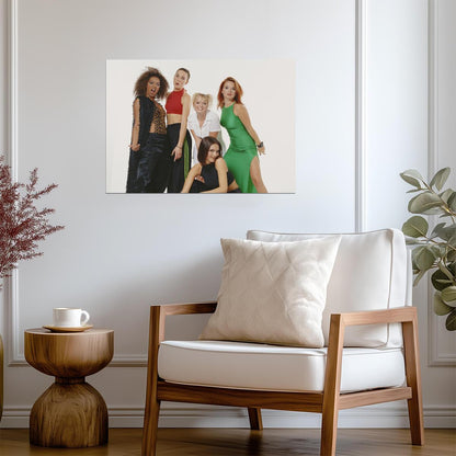 Spice Girls Girl Power | Classic 90s Pop Group Poster | Vintage Music Photography - Music Poster