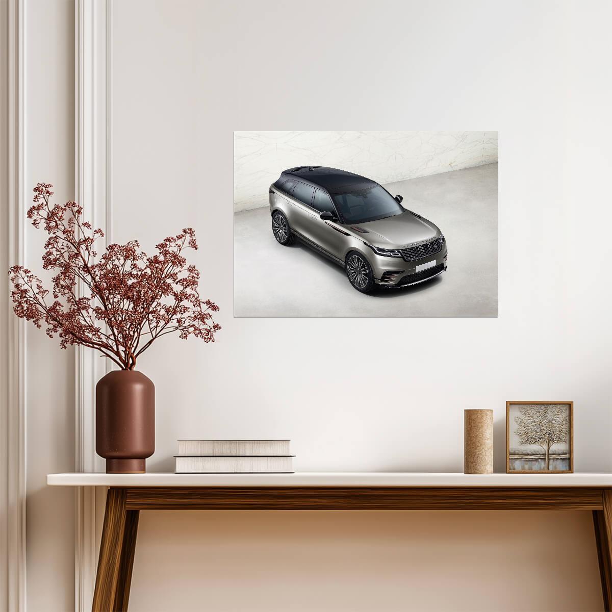 Land Rover Range Rover Velar | Luxury SUV Poster | Two-Tone Automotive Photography - Cars Poster