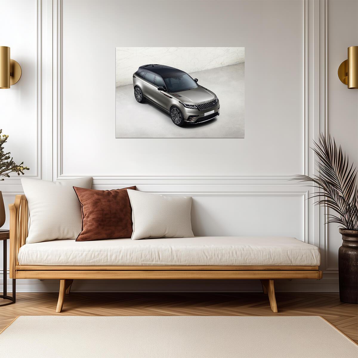 Land Rover Range Rover Velar | Luxury SUV Poster | Two-Tone Automotive Photography - Cars Poster