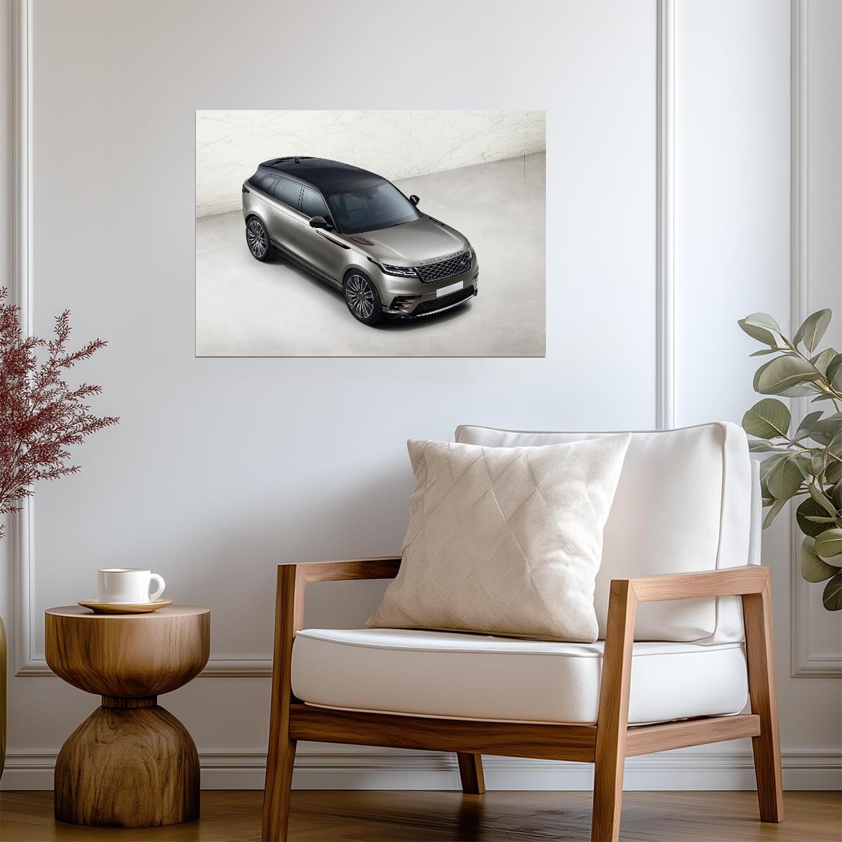 Land Rover Range Rover Velar | Luxury SUV Poster | Two-Tone Automotive Photography - Cars Poster