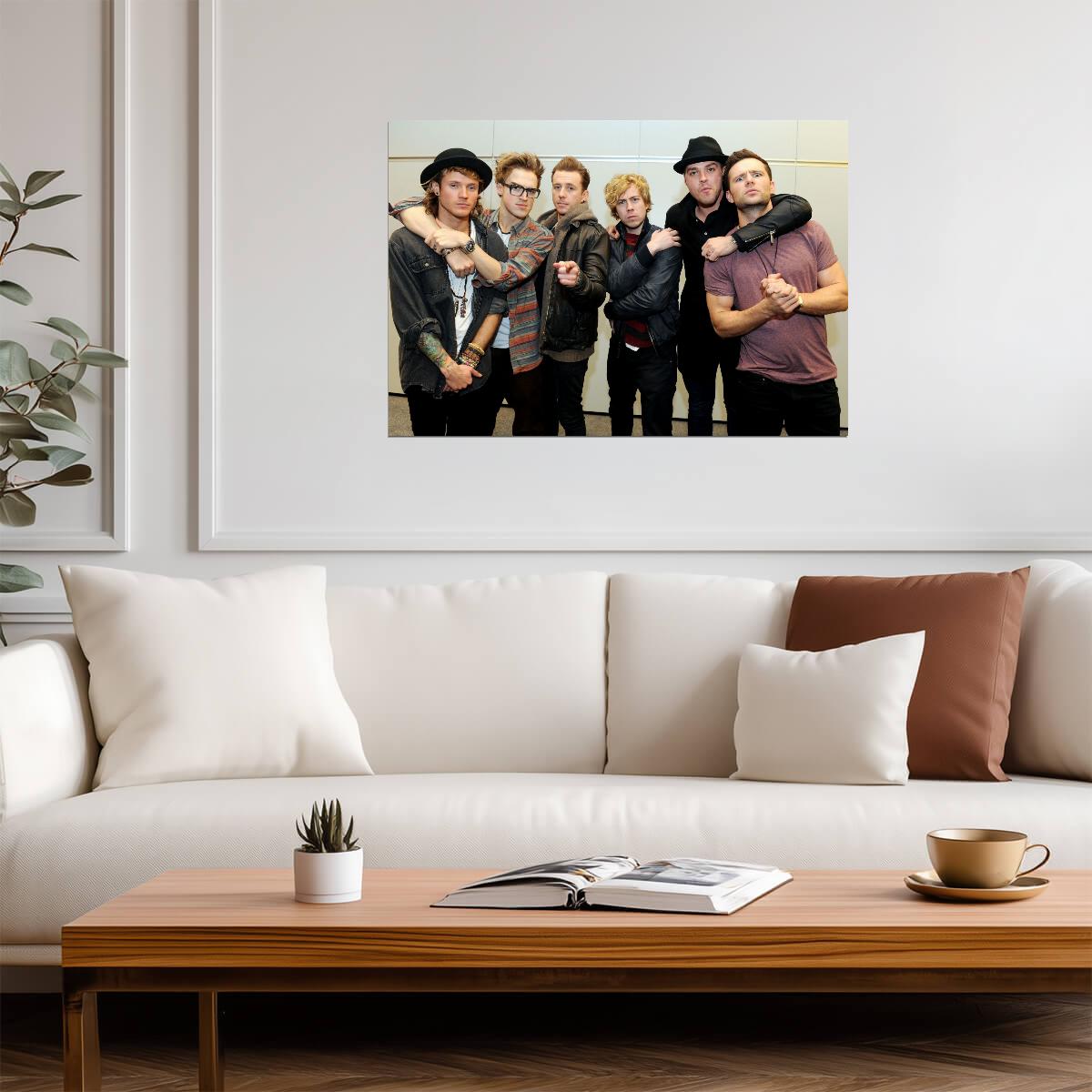 McBusted Poster | Pop Rock Band Wall Art - Music Poster