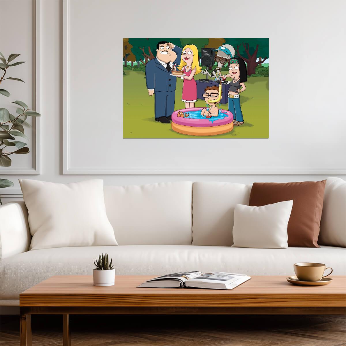 American Dad! | Adult Cartoon Poster | TV Show Fan Gift - Movies & TV Poster