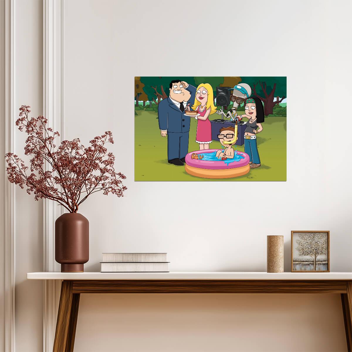 American Dad! | Adult Cartoon Poster | TV Show Fan Gift - Movies & TV Poster