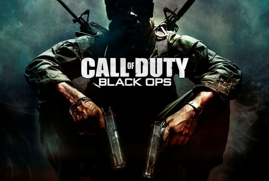 Call of Duty Black Ops | Iconic Cover Art Poster | FPS Video Game Wall Decor - Video Games Poster