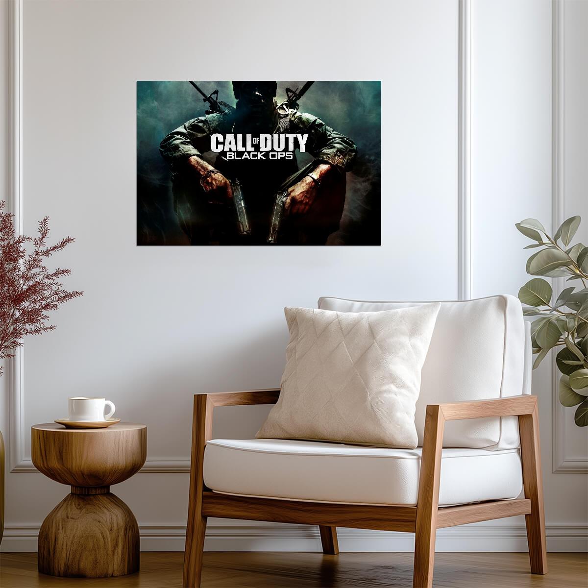 Call of Duty Black Ops | Iconic Cover Art Poster | FPS Video Game Wall Decor - Video Games Poster