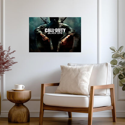 Call of Duty Black Ops | Iconic Cover Art Poster | FPS Video Game Wall Decor - Video Games Poster