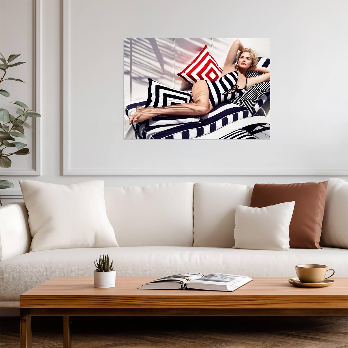 Margot Robbie Poster | Actress Wall Art - Celebrities Poster