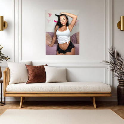 Lena The Plug Poster | Sexy Model Wall Art - Celebrities Poster