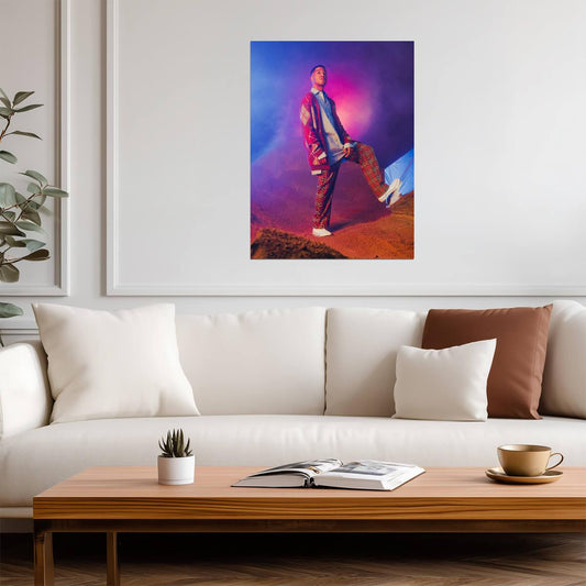 Kid Cudi Poster | Rapper Wall Art - Music Poster