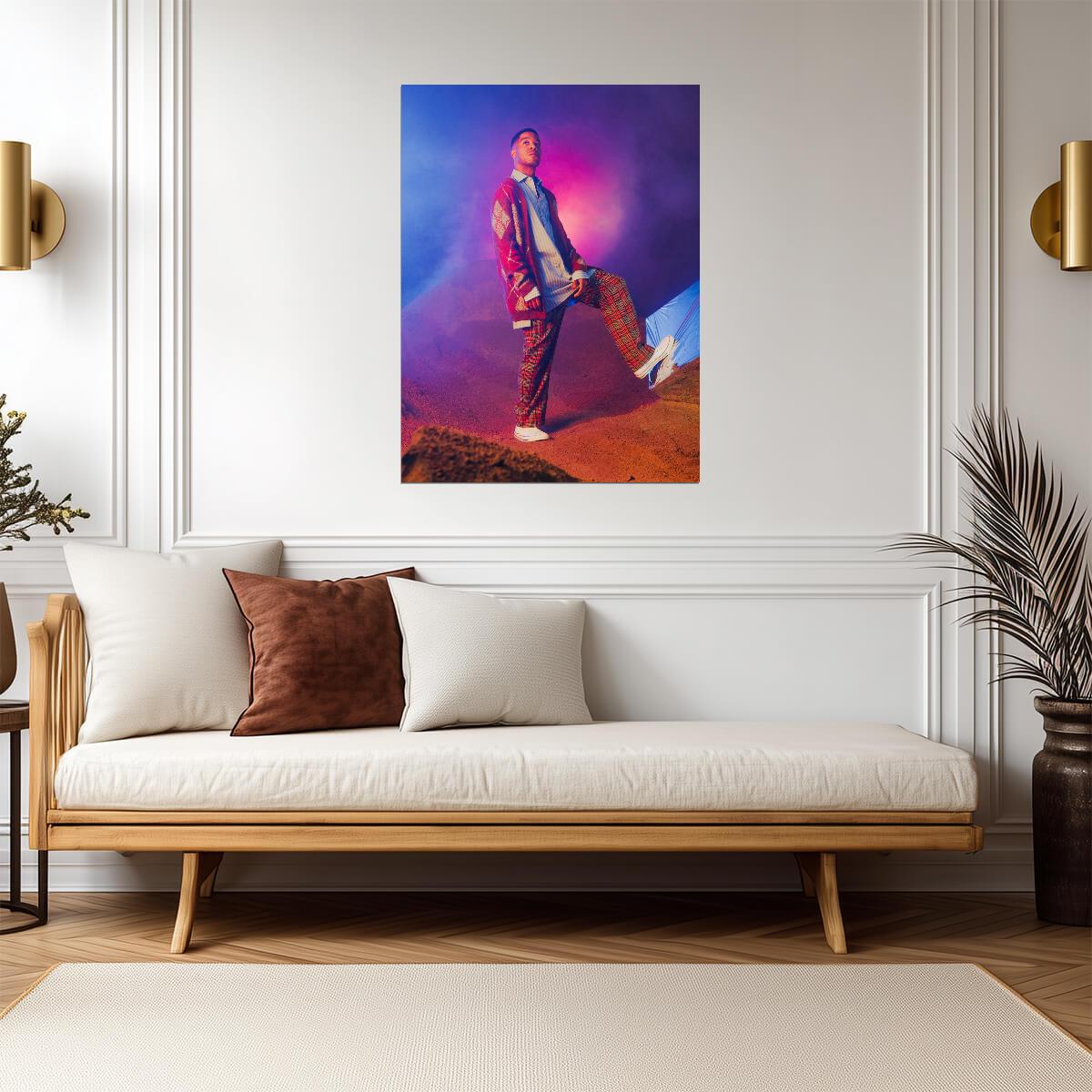 Kid Cudi Poster | Rapper Wall Art - Music Poster