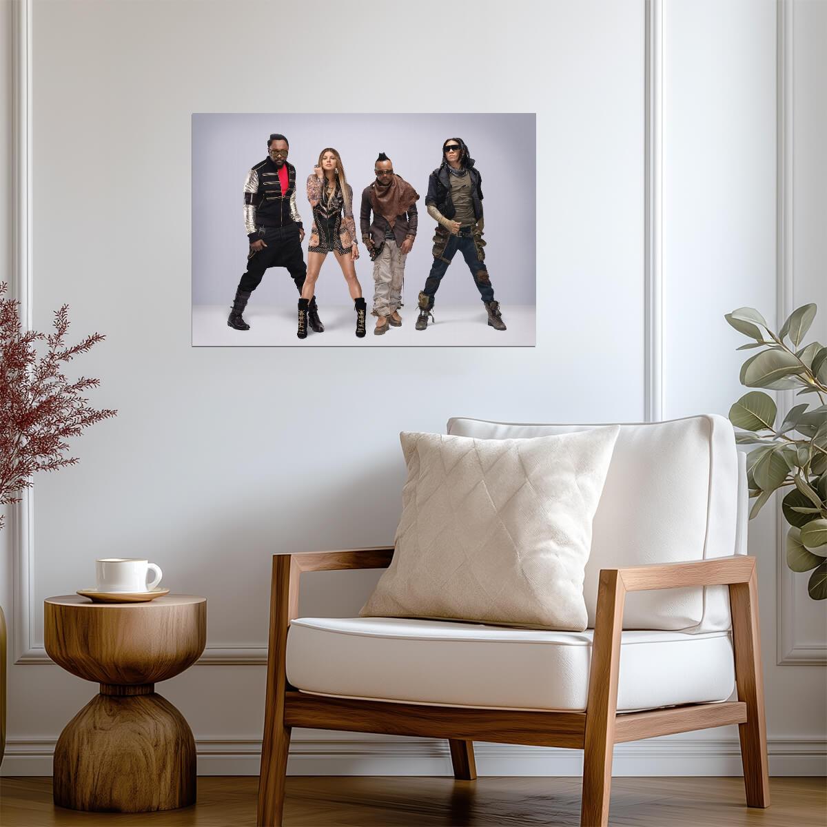 Black Eyed Peas Full Band Photo | Modern Music Poster | Pop Group Wall Art - Music Poster