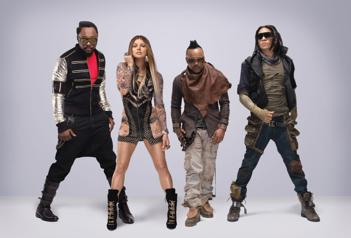 Black Eyed Peas Full Band Photo | Modern Music Poster | Pop Group Wall Art - Music Poster