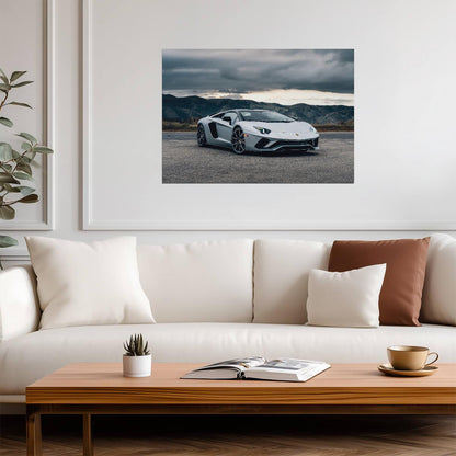 Lamborghini Aventador S Roadster | Italian Supercar Poster | V12 Exotic Car Photography - Cars Poster