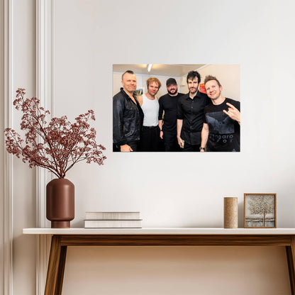 Pendulum Band Backstage Photo | Electronic Rock Music Poster | Group Wall Art - Music Poster