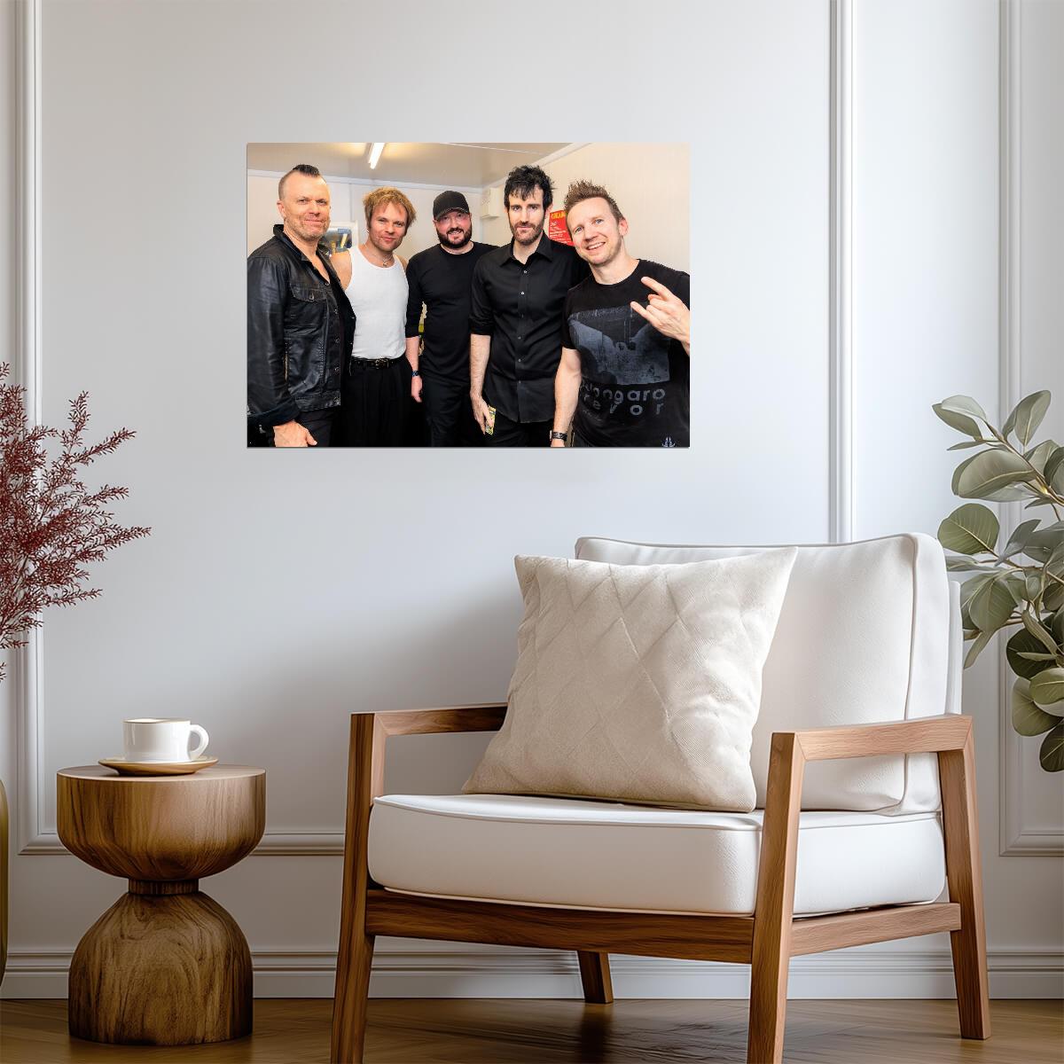 Pendulum Band Backstage Photo | Electronic Rock Music Poster | Group Wall Art - Music Poster