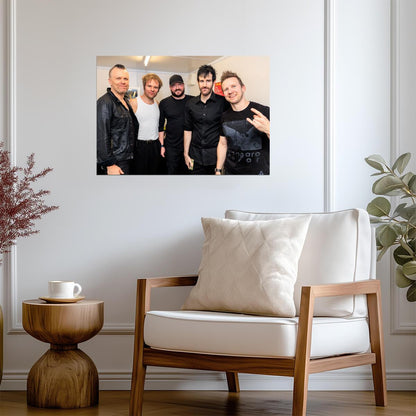 Pendulum Band Backstage Photo | Electronic Rock Music Poster | Group Wall Art - Music Poster
