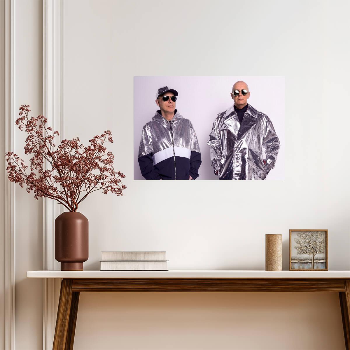 Pet Shop Boys Modern Photoshoot | Synth-Pop Legends Poster | Music Duo Wall Art - Music Poster