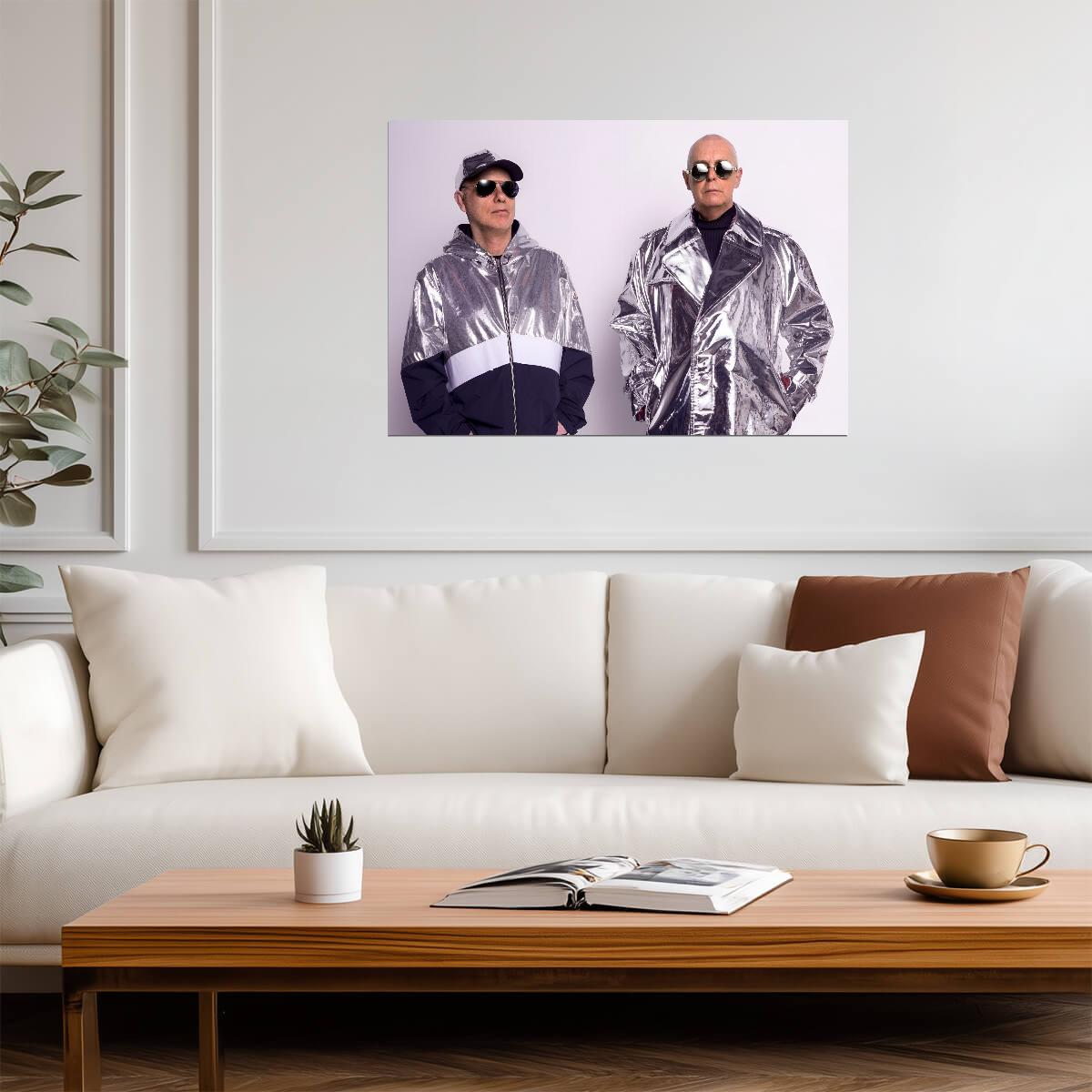 Pet Shop Boys Modern Photoshoot | Synth-Pop Legends Poster | Music Duo Wall Art - Music Poster