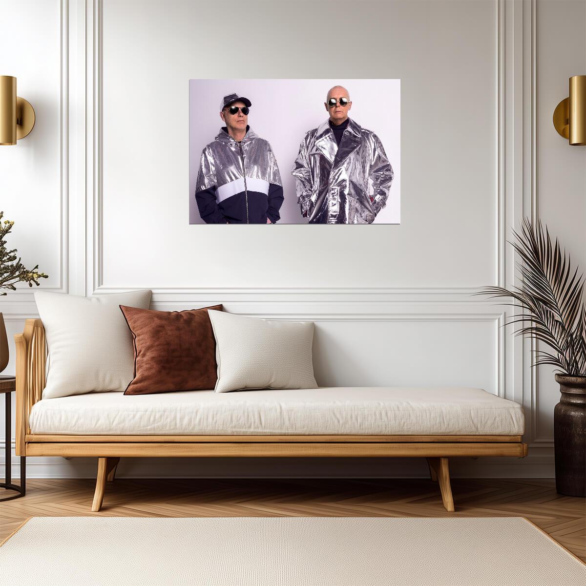 Pet Shop Boys Modern Photoshoot | Synth-Pop Legends Poster | Music Duo Wall Art - Music Poster