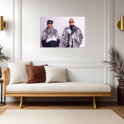 Pet Shop Boys Modern Photoshoot | Synth-Pop Legends Poster | Music Duo Wall Art - Music Poster