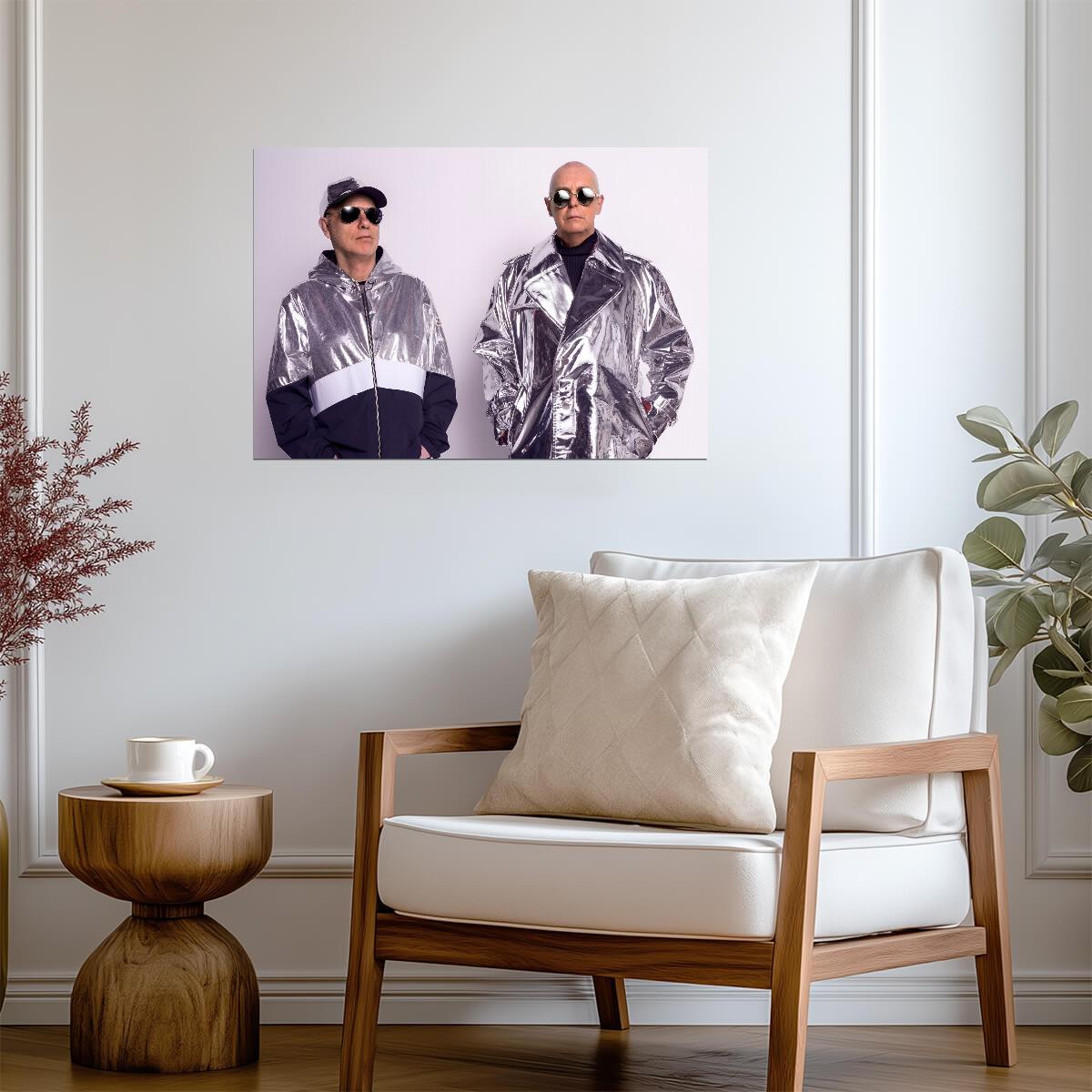 Pet Shop Boys Modern Photoshoot | Synth-Pop Legends Poster | Music Duo Wall Art - Music Poster