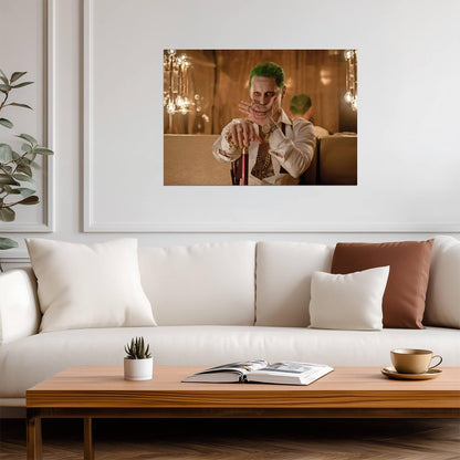 Joker Jared Leto Poster | Hand Tattoo Movie Print - Movies & TV Poster