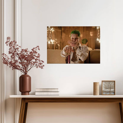 Joker Jared Leto Poster | Hand Tattoo Movie Print - Movies & TV Poster